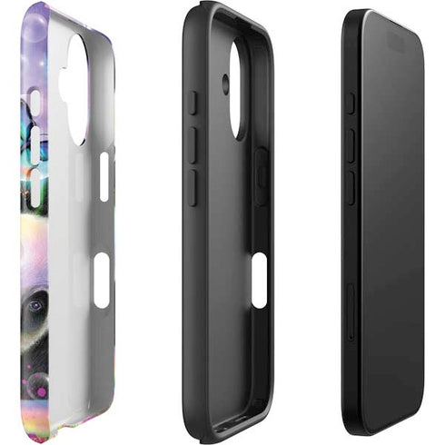 Rainbow Pandas with Butterflies by Sheena Pike iPhone 16 Impact Case
